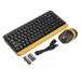A4Tech Комплект (клавиатура, мышь) беспроводной A4Tech FG1110 Bumblebee USB