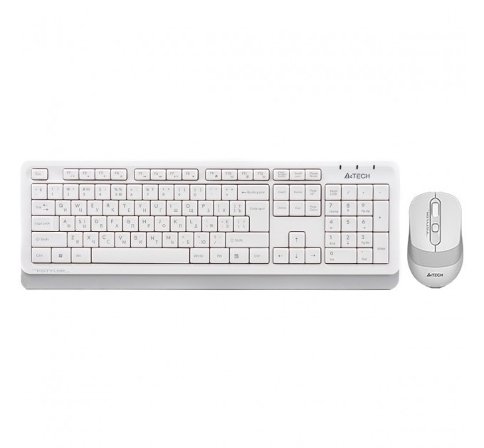 A4Tech Комплект (клавиатура, мышь) беспроводной A4Tech Fstyler FG1010 White