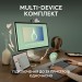 Logitech Комплект (клавиатура, мышь) беспроводной Logitech Pebble 2 Combo Graphite (920-012239)