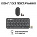Logitech Комплект (клавиатура, мышь) беспроводной Logitech Pebble 2 Combo Graphite (920-012239)