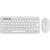 Комплект (клавиатура, мышь) беспроводной Logitech Pebble 2 Combo White (920-012240)