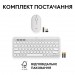 Logitech Комплект (клавиатура, мышь) беспроводной Logitech Pebble 2 Combo White (920-012240)