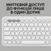 Logitech Комплект (клавиатура, мышь) беспроводной Logitech Pebble 2 Combo White (920-012240)