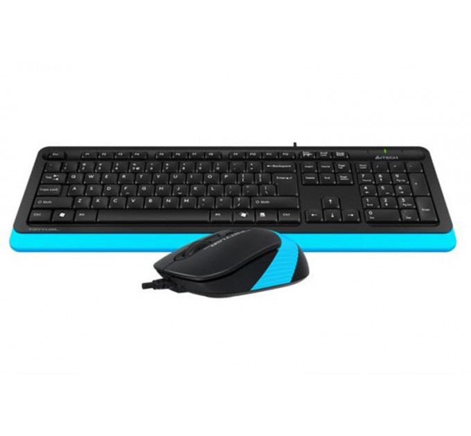 A4Tech Комплект (клавиатура, мышь) A4Tech F1010 Black/Blue