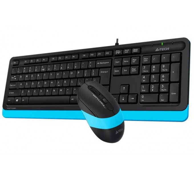 A4Tech Комплект (клавиатура, мышь) A4Tech F1010 Black/Blue