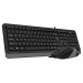 A4Tech Комплект (клавиатура, мышь) A4Tech F1010 Black/Grey