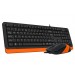 A4Tech Комплект (клавиатура, мышь) A4Tech F1010 Black/Orange