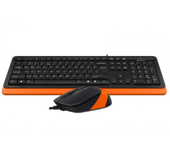 A4Tech Комплект (клавиатура, мышь) A4Tech F1010 Black/Orange