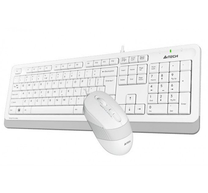 A4Tech Комплект (клавиатура, мышь) A4Tech F1010 White