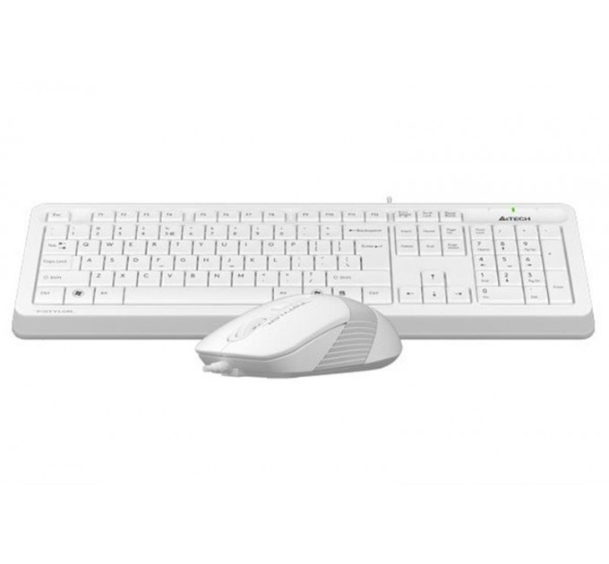 A4Tech Комплект (клавиатура, мышь) A4Tech F1010 White
