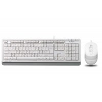 Комплект (клавиатура, мышь) A4Tech F1010 White