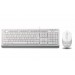 A4Tech Комплект (клавиатура, мышь) A4Tech F1010 White