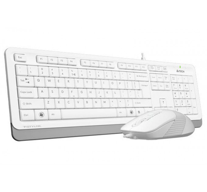 A4Tech Комплект (клавиатура, мышь) A4Tech F1010 White