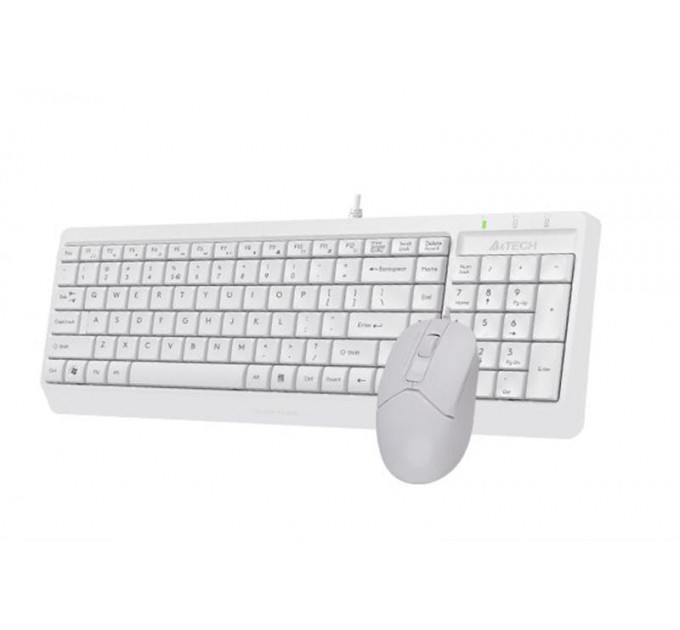 A4Tech Комплект (клавиатура, мышь) A4Tech F1512 White