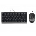 A4Tech Комплект (клавиатура, мышь) A4Tech Fstyler F1110 Grey USB