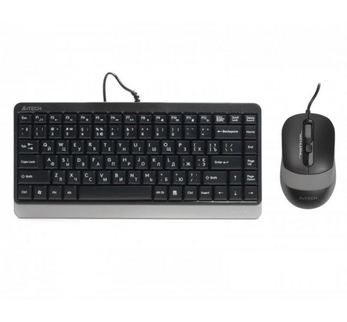 A4Tech Комплект (клавиатура, мышь) A4Tech Fstyler F1110 Grey USB