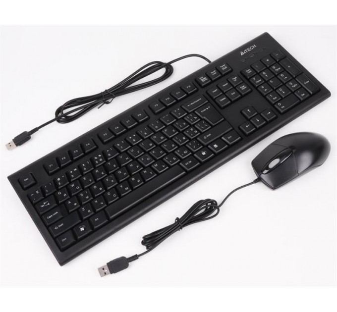 A4Tech Комплект (клавиатура, мышь) A4Tech KRS-8572 Black