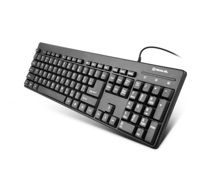REAL-EL Комплект (клавіатура, миша) REAL-EL Standard 503 Kit Black (EL123100022)