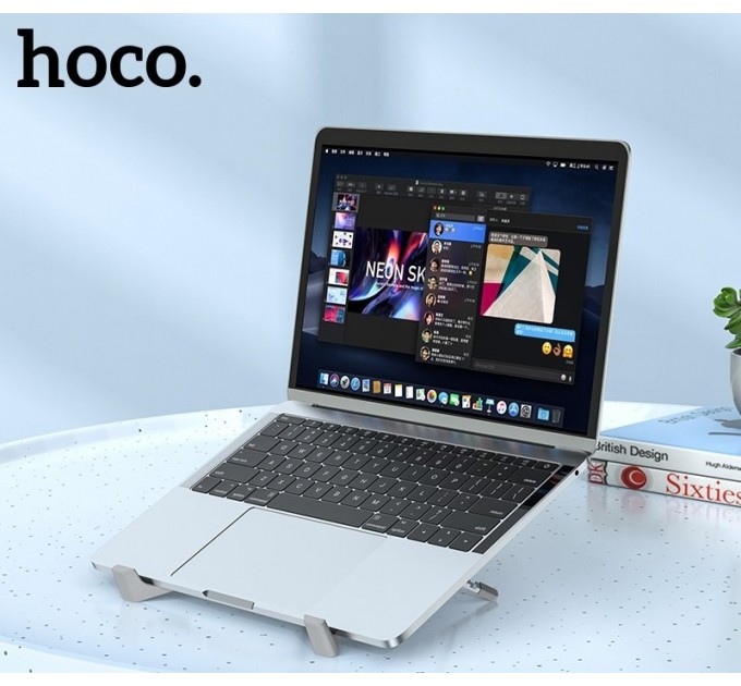 HOCO Подставка для ноутбука Hoco PH51 X Bystander Metal Grey (PH51)