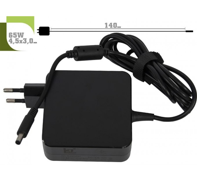 1StCharger Блок живлення 1StCharger для ноутбука Dell 19.5V 65W 3.34A 4.5х3.0мм Wall Mount (WM1ST19.5V65W4530D)