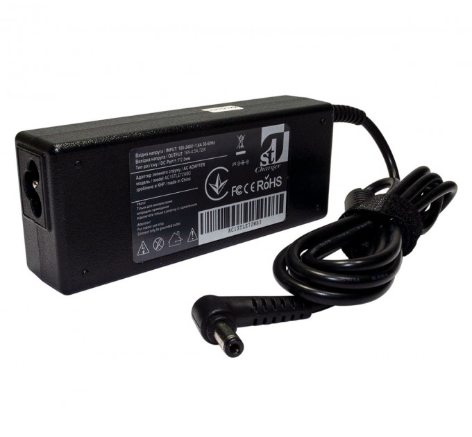 1StCharger Блок живлення 1StCharger для ноутбука Lenovo 16V 72W 4.5A 5.5х2.5мм (AC1STLE72WB3)