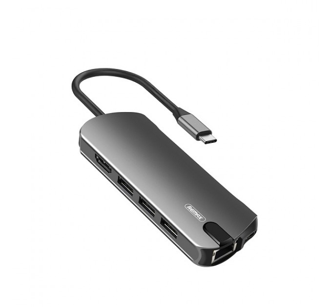Remax Док-станция Type-C Remax RU-U50 Wosan Docking Station (6954851231974)
