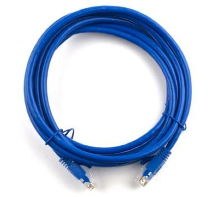 Ritar Патч-корд 15м, RJ-45, Cat.5e, CU, мідь, синій Ritar (PCR-CU/15Be / 04299)