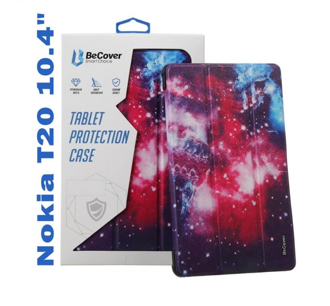 BeCover Чехол-книжка BeCover Smart для Nokia T20 10.4" Space (708061)