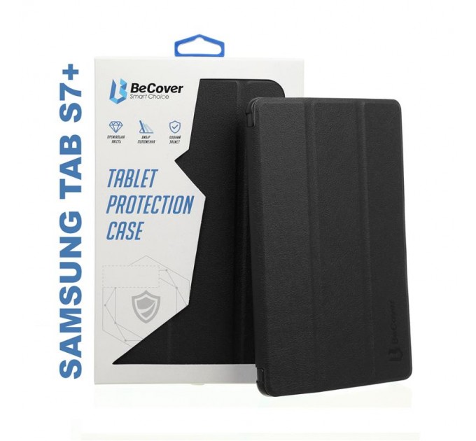BeCover Чехол-книжка BeCover Smart для Samsung Galaxy Tab S7+ SM-T970/SM-T975 Black (705225)