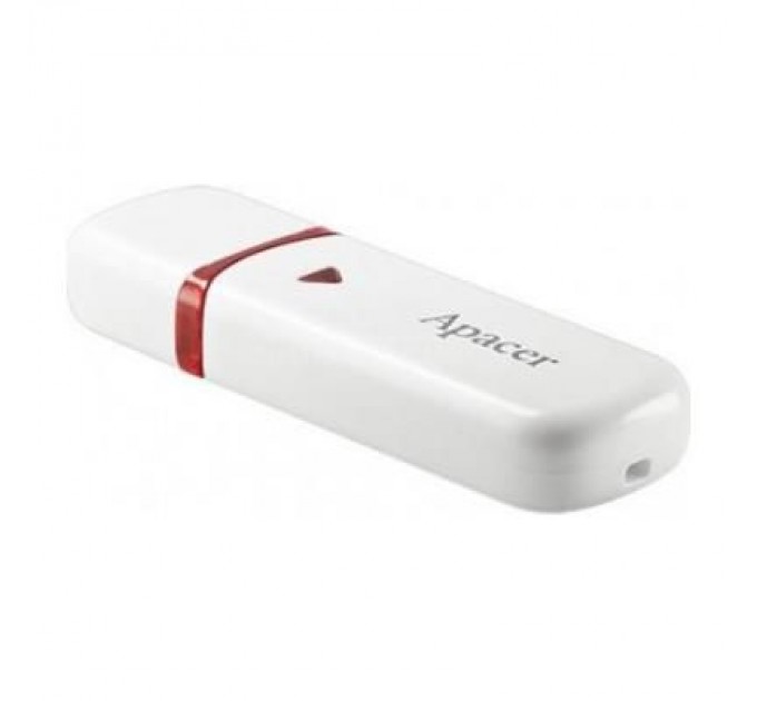 Apacer USB флеш накопичувач Apacer 64GB AH333 white USB 2.0 (AP64GAH333W-1)