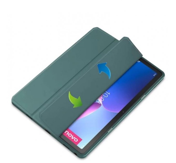 BeCover Чехол-книжка BeCover Soft Edge для Lenovo Tab M10 Plus TB-125F (3rd Gen)/K10 Pro TB-226 10.61" Dark Green (708368)