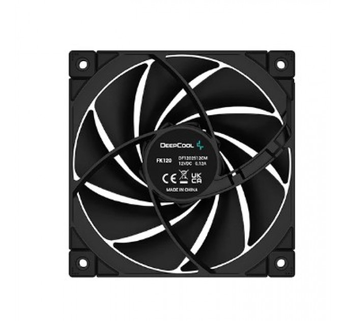 Deepcool Вентилятор DeepCool FK120 Black, 120x120x25мм, 4-pin, черный