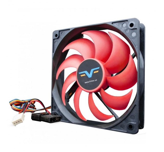 Frime Вентилятор Frime (FF120252BBPWM) 120x120x25мм, 2Ball Bearing, Black