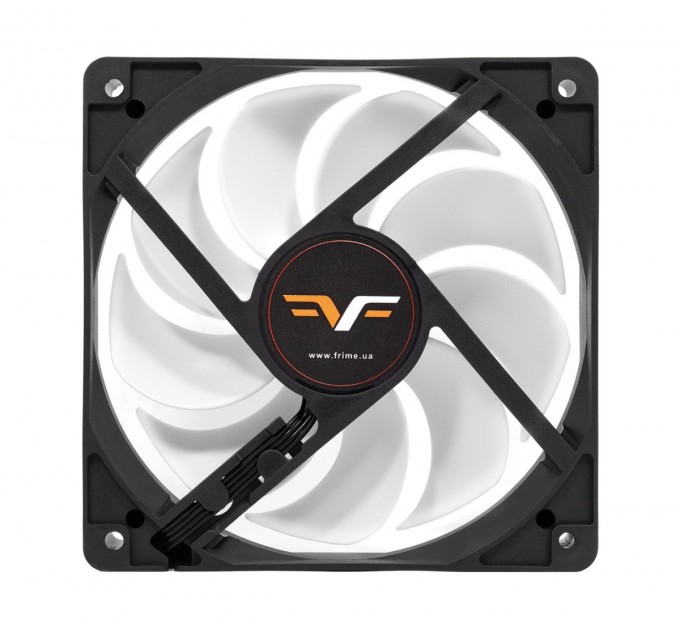 Frime Вентилятор Frime (FWF120HB20PWM) 120x120x25мм, PWM Black/White