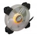 Frime Вентилятор Frime Iris LED Fan Mid RGB HUB (FLF-HB120MRGBHUB8), 120х120х25 мм, 6-pin, Black