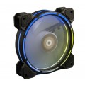 Frime Вентилятор Frime Iris LED Fan Think Ring RGB HUB (FLF-HB120TRRGBHUB16), 120х120х25 мм, 6-pin, Black