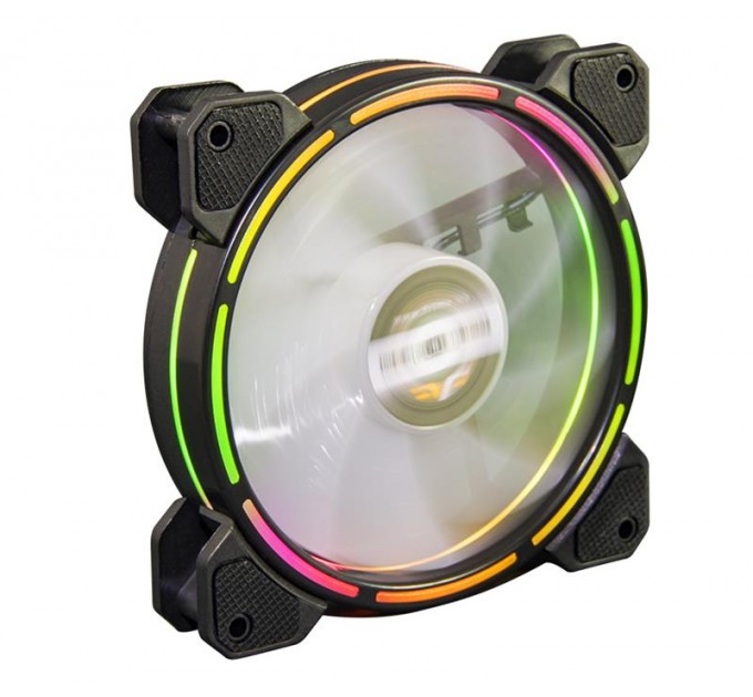 Frime Вентилятор Frime Iris LED Fan Think Ring RGB HUB (FLF-HB120TRRGBHUB16), 120х120х25 мм, 6-pin, Black