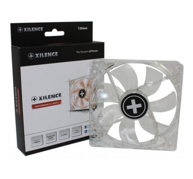 Xilence Вентилятор Xilence XPF120.TR (XF046), 120х120х25мм, 3-pin+4-pin, White_