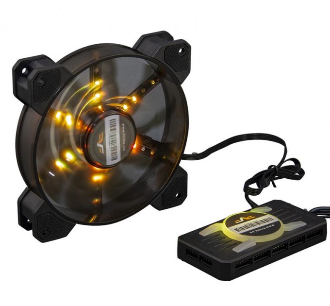 Frime Набор Frime RGB-вентиляторов + Fun hub + ДУ Frime Iris Flicker KIT (IRISFLICKERKIT), 120х120х25, 6-pin
