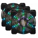 Frime Набор Frime RGB-вентиляторов + Fun hub + ДУ Frime Iris Flicker KIT (IRISFLICKERKIT), 120х120х25, 6-pin