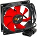 Frime Вентилятор Frime (FRF80HB3) 80x80x25мм, 3pin+Molex, Black/Red