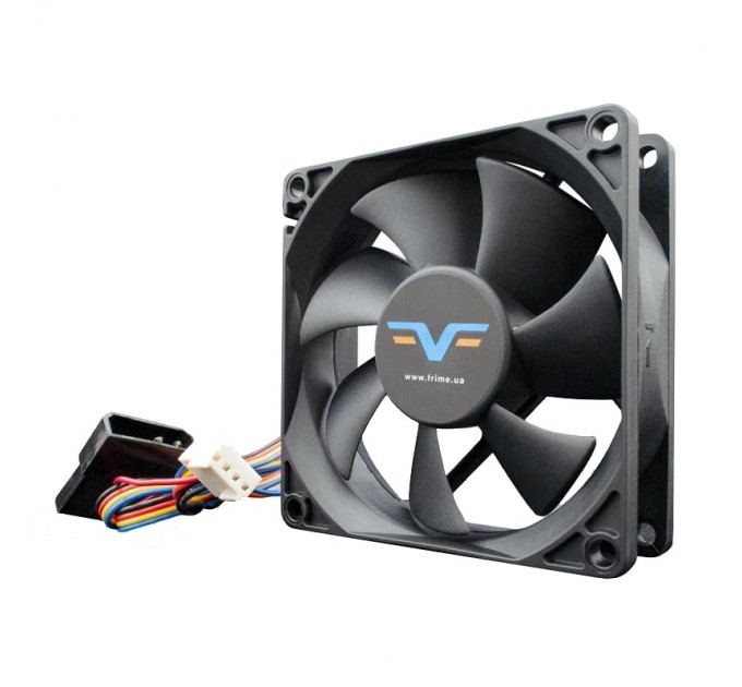 Frime Вентилятор Frime (FF80252BBPWM) 80x80x25мм, 2Ball Bearing, Black