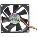 Titan Вентилятор Titan TFD-8015 M 12 Z, 80х80х15мм, 3-pin, черный