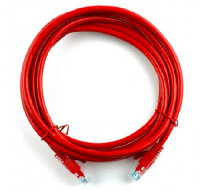 Ritar Патч-корд 20м, RJ-45, Cat.5e, CU, мідь, червоний Ritar (PCR-CU/20Rd / 04303)
