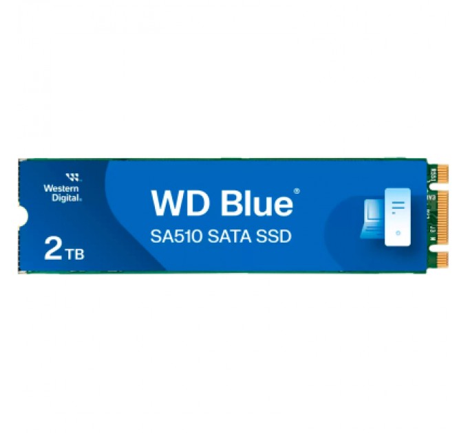 WESTERN DIGITAL Накопичувач SSD M.2 2280 2TB SA510 WD (WDS200T3B0B)
