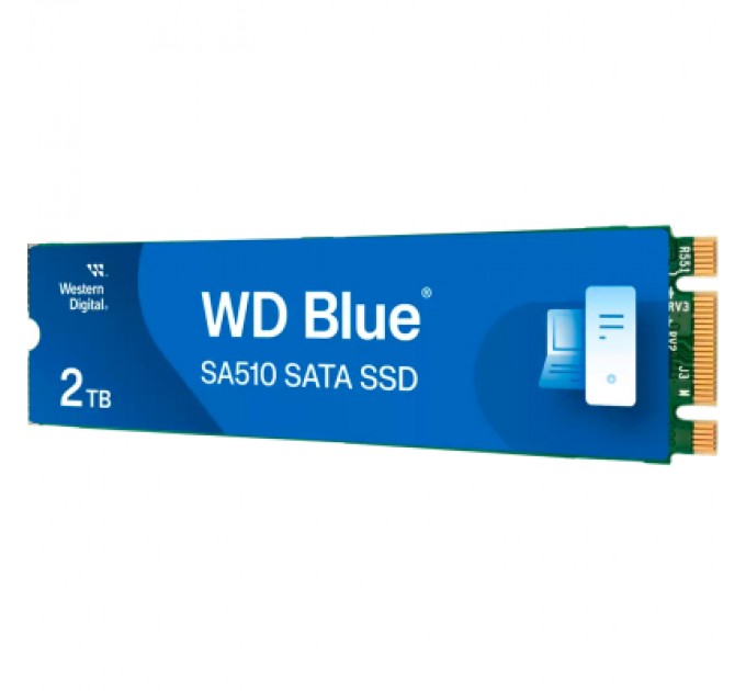 WESTERN DIGITAL Накопичувач SSD M.2 2280 2TB SA510 WD (WDS200T3B0B)