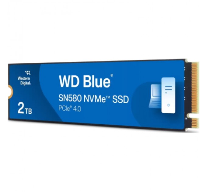 WD Накопичувач SSD M.2 2280 2TB SN580 Blue WD (WDS200T3B0E)