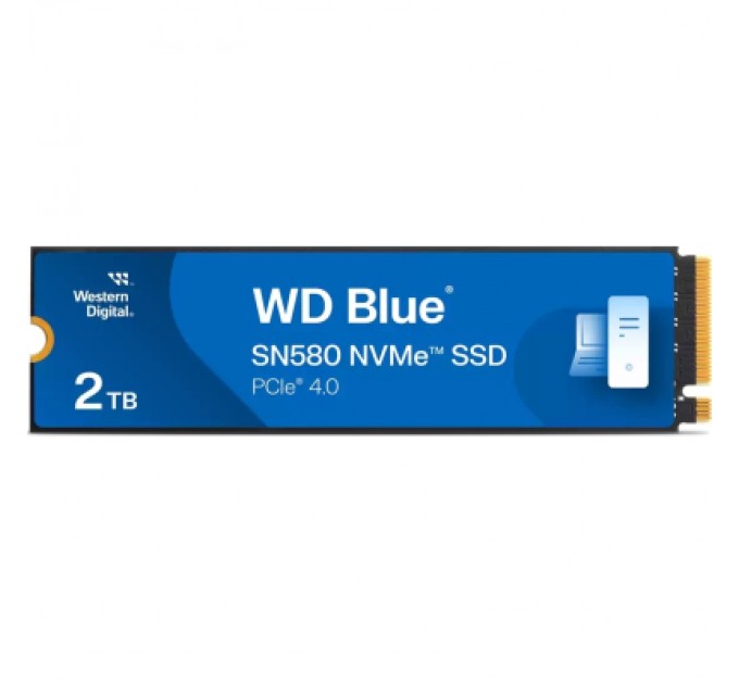 WD Накопичувач SSD M.2 2280 2TB SN580 Blue WD (WDS200T3B0E)
