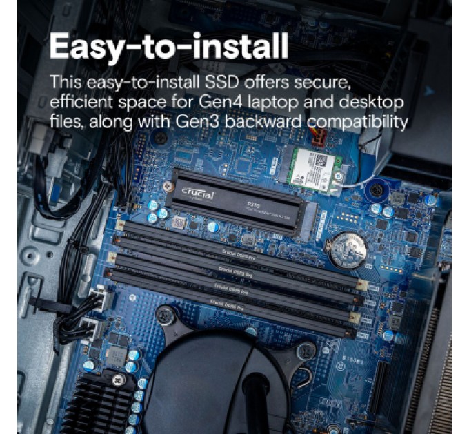 Micron Накопичувач SSD M.2 2280 1TB P310 with heatsink Micron (CT1000P310SSD5)