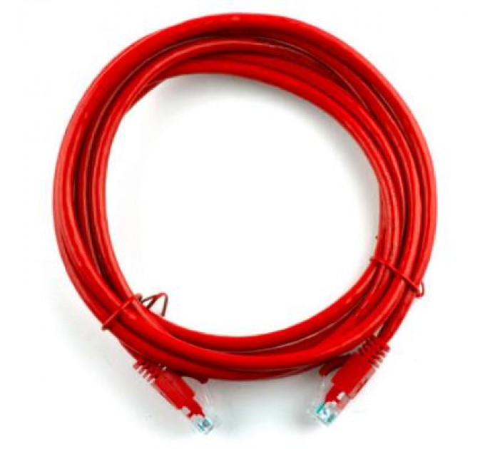 Ritar Патч-корд 25м, RJ-45, Cat.5e, CU, мідь, червоний Ritar (PCR-CU/25Rd / 04304)